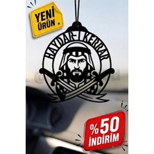 Toptan3D Haydar-I Kerrar Hz. Ali Ayna Süsü, Araba Süsü, Aslan Dikiz Aynası Süsü - Eşe, Dosta, Sevgiliye Araba Hediyesi