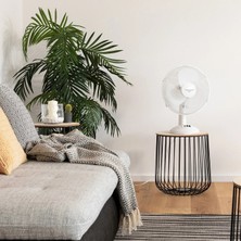 Trendinyeri Masa Üstü Vantilatör 40W Beyaz 30 cm