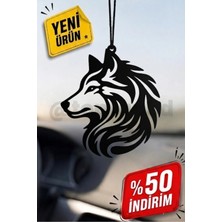 Toptan3D Kurt Ayna Süsü, Araba Süsü, Aslan Dikiz Aynası Süsü - Eşe, Dosta, Sevgiliye Araba Hediyesi - Çift Taraflı Ayna Süsü