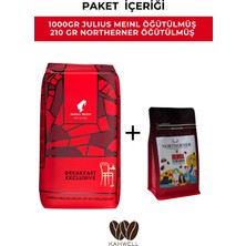 Julius Meinl 1000GR Breakfast Exclusive Öğütülmüş Kahve + Northerner 210GR Öğütülmüş Kahve