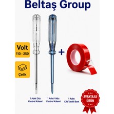 Beltaş Group Yıldız Düz Kontrol Kalemi Çift Taraflı Bant