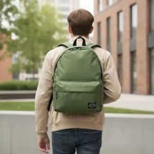 Elegance Yeşil Unisex Günlük Okul Seyahat Sırt Çantası