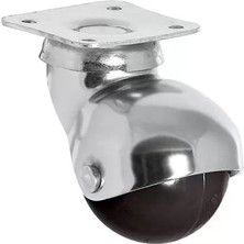 Tify Küre Teker-Ofis Koltuk Dolap 360 Derece Döner Tablalı Metal Küre Tekerlek - 40 mm Çap