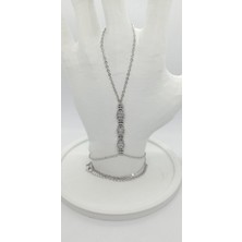 Silver Renk Taş Detaylı Şahmeran