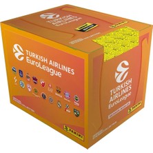 Promo Pack 2025-26 Turkish Airlines Euroleague Panini Official Sticker 1 Kutu (36 PAKET-180 Adet)