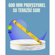 Belirtilmemiş Dayanıklı Plastik Gövdeli 600 mm Su Terazisi