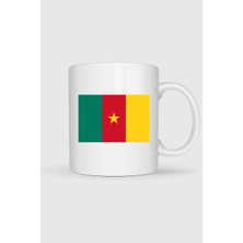 Bahriyeli Collection  Kamerun Bayrağı Baskılı Kupa Bardak
