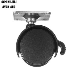 Belirtilmemiş Kilitli 4cm Ayak