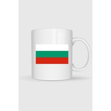 Bahriyeli Collection  Bulgaristan Bayrağı Baskılı Kupa Bardak