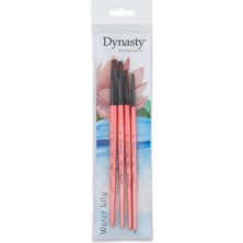 Dynasty : Water Lily 7700 Serisi : Sentetik Sulu Boya Fırça Seti 7 : 4' Lü