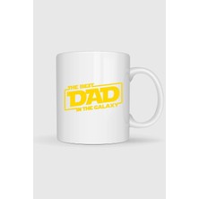 Bahriyeli Collection  The Best Dad In The Galaxy Baskılı Kupa Bardak