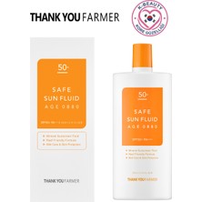 Thank You Farmer Safe Sun Fluid Age 0880 Mineral Filtreli Güneş Kremi SPF50+ Pa++++ 100ML