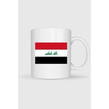 Bahriyeli Collection  Irak Bayrağı Baskılı Kupa Bardak