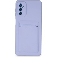 Drop Tedarik Samsung Galaxy A14 4g Kılıf Kelvin Kartvizitli Silikon - Lila