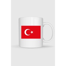 Bahriyeli Collection  Türk Bayrağı Baskılı Kupa Bardak