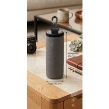 Rowan Çanta Silindir Fermuar Kapamalı Içi ,termal , Matara ve Suluk Çantası 0,75-1 Lt Uygun Yükseklık 25CM  Silindir Çapı 30 cm Dir