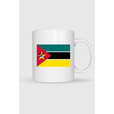 Bahriyeli Collection  Mozambik Bayrağı Baskılı Kupa Bardak