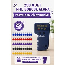 Sarkey SR-602 H-R Yazılabilir, Kopyalanabilir 125 Khz Proximity Anahtarlık, Keyfob, Göstergeç (Karışık Renkler 250 Adet + 1 Adet RFID Kopyalama Cihazı Hediyeli)