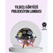 Epilons Usb Şarjlı Uzay Temalı Işık Projektörü Hava Nemlendirici