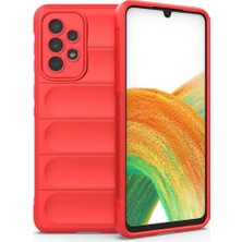 Drop Tedarik Samsung Galaxy A33 5g Kılıf Optimum Silikon - Kırmızı