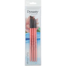Dynasty : Water Lily 7700 Serisi : Sentetik Sulu Boya Fırça Seti 8 : 4' Lü