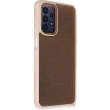 Drop Tedarik Samsung Galaxy A23 4g Kılıf Elegant Kapak - Pudra