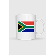 Bahriyeli Collection  Güney Afrika Cumhuriyeti Bayrağı Baskılı Kupa Bardak