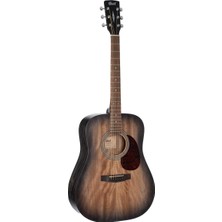 Cort EARTH60M Optb Akustik Gitar Açık Gözenekli Transparant (Maun)