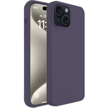 Aydogan's Apple iPhone 15 Kılıf First Silikon - Mürdüm