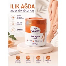 BURADABULDUN Vi-Vet 250 gr Tüm Vücut Ilık Ağda - En Kısa Tüylerde Etkili Pratik Formül
