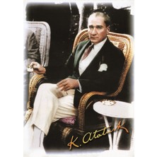 Esranın Dünyası Kahve Içen Atatürk 500 Parça Puzzle Yüksek Kalite