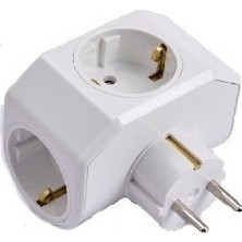 Esranın Dünyası Beyaz Üçlü Topraklı Priz, 16 A – 250V