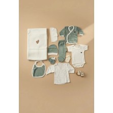 Babymet %100 Pamuk Müslin Yenidoğan Hastane Çıkışı Seti 10 Parça – Doğal & Güvenli
