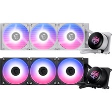 Esranın Dünyası 360MM LCD Beyaz Işlemci Sıvı Soğutucu