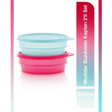 Tupperware Modüler Buzdolabı Kapları 2li