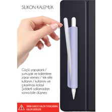 Nezih Case Tüm Stylus Kalemlere ve Normal Kalemlere Uyumlu Silikon Kalem Tutucu Yapışkanlı