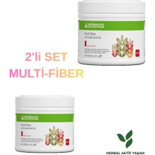 Herbalife Multi-Fiber 2'li Set Elma Aromalı Lifli Içecek Tozu (204 G)