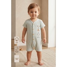 Minory Baby - %100 Pamuk Müslin Bebek Tulum
