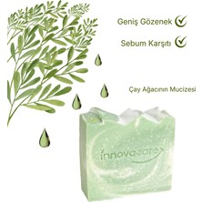 Innovacare Çay Ağacı Sabunu | Tea Tree Oil İçerikli, Yağlı & Problemli Ciltler İçin Arındırıcı Sabun 120 gr