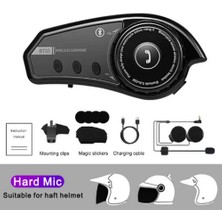 BT35 Kask Kulaklık Bluetooth 5.0 Motosiklet Interkom Su Geçirmez Kablosuz Kulaklık