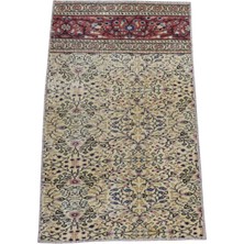 Kilim Antik El Dokuma Çiçekli Bünyan Kayseri Yün Halısı 1437 - Vintage - Çok Renkli