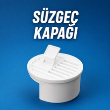 Cina Max Izgaralı Gider Kapağı Yer Süzgeci Banyo Mutfak Balkon Duş Gideri Süzgeç Kapağı
