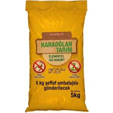 Karaoğlan Tarım Doğal Kükürt 5 kg - Yılan, Akrep ve Haşere Kovucu Uzaklaştırıcı Etkili