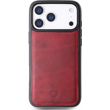 Zawa Apple iPhone 17 Pro Uyumlu Deri Arka Koruma Kılıf