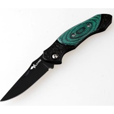 MarkEntegra Ni Taktik Katlanır Çelik Outdoor Bıçak – 15.8 cm – Kompakt & Dayanıklı Tasarım Yeşil