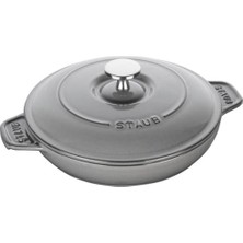 MarkEntegra Zwıllıng Sur La Table Minis Döküm Balık Servis Tabağı, Kapaklı, Döküm Demir, Siyah, 31 cm
