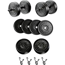 MarkEntegra 22  Halter Set ve Dambıl Set Ağırlık Fitness