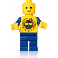 Tuğx Design Taraftar Tuğla Adam Fb Fenerbahçe Figür 16-17 cm – Kişiye Özel Isim Baskılı Dekoratif Biblo Brick LEGO