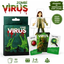 LUXMON Zombi Virus Strateji Eğlenceli Grup Kart Oyunu