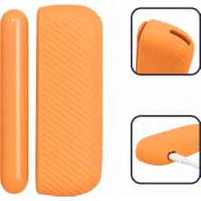 Reks Iqos Illuma/illuma I Için Uyumlu Kılıf Şampanya Turuncusu Işıltısı ve Şık Parlak Yan Kapak